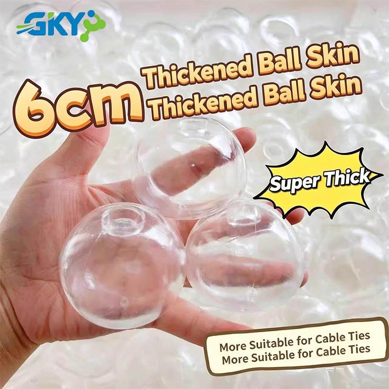 GKY 1 2 Chiếc DIY Ball Shell Da Rỗng Đồ Chơi Handmade Cho Tùy Chỉnh Đàn Áp Giảm Căng Thẳng Bóng Mềm Rebound Cover Home Party Sử Dụng GKY