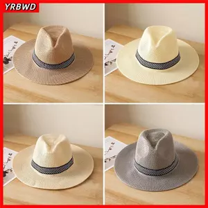 YRBWD Mũ chống nắng Bãi biển Vành rộng Giải trí Mũ mùa hè Panama
