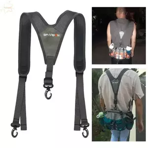 Dây đeo vai AWNGD, Niềng răng treo có thể điều chỉnh, Trọng lượng giảm hình chữ Y ngoài trời Công suất cao Dây đai dụng cụ làm việc nặng Công cụ thợ điện