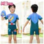 Hoạt Hình Dễ Thương Đồ Bơi Trẻ Em Bé Trai Chống Nắng Huấn Luyện Đồ Bơi Một Mảnh