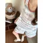 Bộ đồ ngủ bé gái phiên bản Hàn Quốc Bộ quần short Vest Cotton đám mây mùa hè Bộ khao khát tinh khiết ngọt ngào Đồ mặc nhà