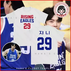 GC1 RISING EAGLES NCT JOHNNY jersey số 29 Áo thun ngắn tay lấy cảm hứng từ tùy chỉnh GC1