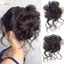 PNPIA- Tổng Hợp Tóc Bun Chignon Lộn Xộn Xoăn Kẹp Tóc Co Giãn Scrunchy Giả Tóc Miếng Cho Nữ Kẹp Tóc