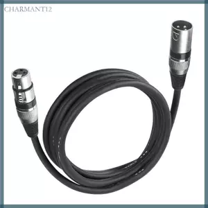 Cáp XLR âm thanh char Studios có khóa đầu nối kim loại Dây micro PVC linh hoạt cho bộ khuếch đại và loa trộn