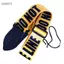 Guansfs Guansfs Dây Đeo Đàn Guitar Điện Polyester Da PU Màu Vàng Họa Tiết Chữ Cho Đàn Ukulele Bass Acoustic Dân Gian