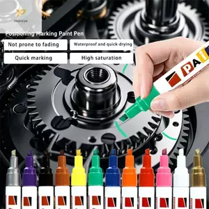 PPY Nhiều Bề Mặt Bút Đánh Dấu Chịu Nhiệt Cho Cao Su Công Nghiệp Thủy Tinh Kim Loại Sơn Dầu Bút Đánh Dấu Với Ergonomic Desi