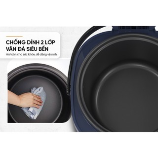 Nồi Cơm Điện SUNHOUSE SHD8611N / SHD8611R - 1.8L, Lòng Nồi Chống Dính, Nấu Nhanh, Bảo Hành 12 Tháng