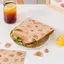 TMOY 50 Chiếc Hoạt Hình Dễ Thương Giấy Sáp Vuông Bánh Sandwich Burger Khoai Tây Chiên Bọc Túi Giấy Wd Giấy Nướng Thực Phẩm Túi Đựng TMOY