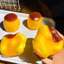 YUUKII Caramel Pudding Bóng căng thẳng Squishy, Đồ chơi hồi phục chậm hình bánh pudding thực tế mềm mại, Đồ chơi phục hồi chậm thủ công ngộ nghĩnh Giảm lo âu Caramel Pudding Fidget Đồ chơi thư giãn