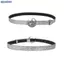 Bluelover Thời Trang Kim Cương Giả Bule Thắt Lưng Nam Nữ Y2k Bling Sequin Punk Kim Loại Bule Dây Đeo Eo Sáng Bóng Da PU Dây Thắt Lưng Mới