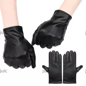 Găng tay da JUIC Gothic PU Mittens Gothic Punk Halloween