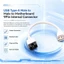 Btsg 20cm USB A đến 9 Pin Cáp Trắng Tay Bên Trong Dây Cho Máy Tính Để Bàn Kết Nối USB Đầu Ngắn Định Tuyến an