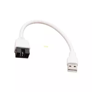 Btsg 20cm USB A đến 9 Pin Cáp Trắng Tay Bên Trong Dây Cho Máy Tính Để Bàn Kết Nối USB Đầu Ngắn Định Tuyến an
