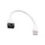 Btsg 20cm USB A đến 9 Pin Cáp Trắng Tay Bên Trong Dây Cho Máy Tính Để Bàn Kết Nối USB Đầu Ngắn Định Tuyến an