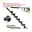 Fol Round Shank 2 Khe Khoan Bit Adapter Cho Máy Khoan Điện Chuyển Đổi Cho Đất Auger Đầu Nối Thiết Thực Đầu Đến
