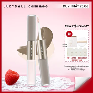 JUDYDOLL Kem Tạo Khối & Bắt Sáng 4.8g Lâu Trôi Tự Nhiên Dạng Lỏng Dễ Sử Dụng Cho Người Mới Bắt Đầu