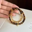 Sự giàu có Citrine Hổ Mắt Đá Đôi Vòng Tay Mới Sang Trọng Niche Có Thể Xếp Chồng May Mắn Quyến Rũ Nữ Tay Trang Trí