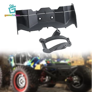 Gamchiano RC Đuôi Cánh Và Cánh Sau Gắn Thay Thế Các Bộ Phận Cho 16101 16102 Xe Tải Mẫu 1 / 16 RC Xe DIY Phụ Kiện