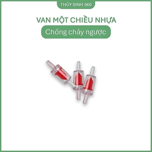 Van Một Chiều Nhựa Oxy, Co2 - Van Chống Nước Chảy Ngược - Sử Dụng Cho Thiết Bị Bể Cá