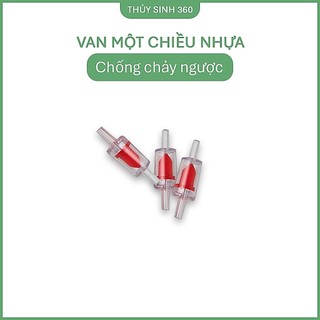 Van Một Chiều Nhựa Oxy, Co2 - Van Chống Nước Chảy Ngược - Sử Dụng Cho Thiết Bị Bể Cá