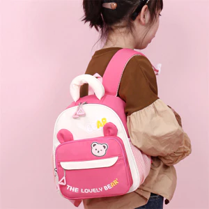 Mẫu Giáo Trẻ Em Schoolbag Nhẹ Lớp Nhỏ Gấu Dễ Thương Nam Nữ Đi Chơi Ba Lô Nhỏ Có Khóa Ngực
