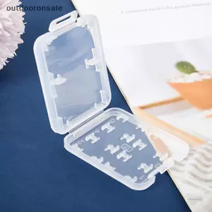 Hộp đựng thẻ nhớ bằng nhựa trong suốt SDHC TF MS Hộp đựng thẻ nhớ FSI