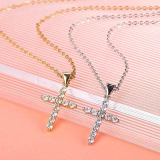 Dây chuyền mặt Thánh Giá đính đá Zirconia cao cấp - Trang sức phong cách Hàn Quốc cho nữ - Tặng kèm hộp quà sang trọng