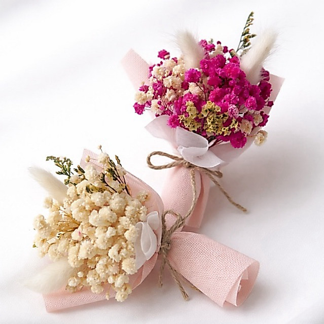 combo Bó hoa khô mini gumiho N06 thiết kế vintage nhỏ gọn,thích hợp làm quà tặng kèm, trang trí bàn làm việc, góc decor.