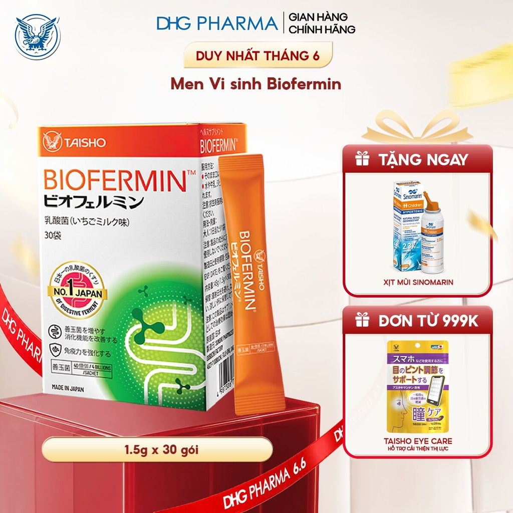 (DEAL ĐỘC QUYỀN) Men Vi sinh Biofermin cân bằng hệ vi sinh, giúp giảm ...