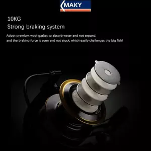 MAKY Tất Cả Kim Loại Máy Câu Quay Cuộn Câu Cá Dây Câu Cá Cuộn Biển Cần Cuộn Mỏ Mỏ Mỏ Mỏ Dài Cuộn Cuộn Dây Câu Cá VN