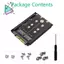 M.2 SSD sang U.2 SFF-8639 Key B + M Adapter NVMe SATA SSD sang PCIe3.0 Chuyển Đổi Cho Máy Tính Để Bàn Truyền Dữ Liệu