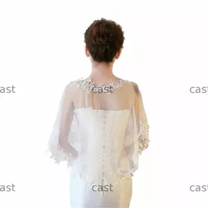 CAST Khăn choàng ren nữ Tiệc cô dâu thanh lịch