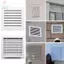 GIL Gable Vent, Lưới tản nhiệt thông hơi vuông màu trắng, Lưới tản nhiệt thông gió hợp kim nhôm