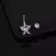 LUImo Y2K Hồng Bướm Zircon Bụng Nút Nhẫn Sáng Bóng Rốn Xuyên Trang Sức Cho Nữ Thời Trang Dự Tiệc Phụ Kiện SBS