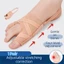 Bộ chỉnh sửa Bunion DARON, Bộ chỉnh sửa ngón chân thoáng khí thoải mái, Máy duỗi ngón tay cái bằng vải tiện dụng có thể tái sử dụng thoải mái