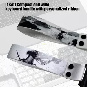 Btsg Dây đeo bàn phím Streamers Dây đeo trang trí Kiểm soát Dây đeo Nylon để chơi game Bàn phím cơ