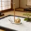 {AKIN} Giá đỡ hương kim loại ốc sên mini cho dây gỗ đàn hương Sti Đầu đốt sáng tạo hiện đại để thư giãn thiền định và thực hành Yoga {a}