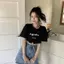 Người đàn ông nhỏ Dopamine Sweet Hot Girl Top Thiết kế mùa hè Áo thun ngắn tay crop