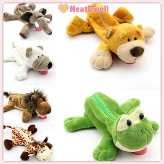 [Còn hàng] Túi đựng bút chì NETDWELL, Túi bút chì động vật rừng sang trọng dễ thương, Khỉ sư tử sáng tạo Quà tặng văn phòng phẩm Kawaii dung tích lớn