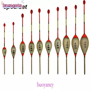 BORAGETE 5 Chiếc Phao Câu Cá Bền Nóng Tinh Tế Di Động Balsa Gỗ