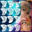 MAKY 16 Cái Tranh Vẽ Mặt Hình Xăm Stencil Bộ Có Thể Tái Sử Dụng Rỗng Cơ Thể Nghệ Thuật Sơn Stencils DIY Mẫu Lông Mày Tranh Trang Trí Cosplay Khiêu Vũ Đảng Dụng Cụ Trang Điểm VN