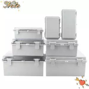 Hộp nối nguồn NOTE1, Vỏ nhựa điện kín ngoài trời chống nước IP66, Vỏ trong suốt bền ABS có hộp nối điện