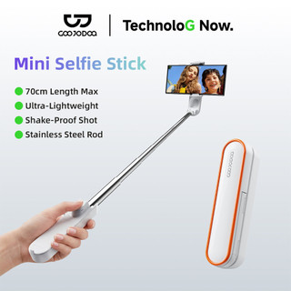 Gậy Selfie GOOJODOQ Hợp Kim Nhôm Chống Rung, Gập Gọn Bỏ Túi, Dài 70cm, Remote Bluetooth Kèm Theo