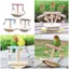 Top Bird Rocking Perch Stand Toy Platform có treo khối mọc răng cho Vẹt Nhai và Đồ chơi tập thể dục đính hôn