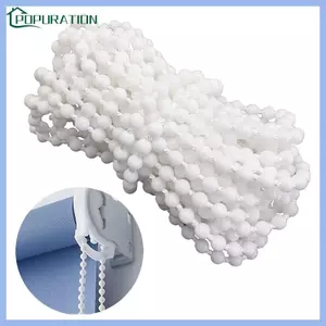 POP 10M Con lăn nhựa Rèm rèm rèm La Mã đính cườm Dây xích có đầu nối