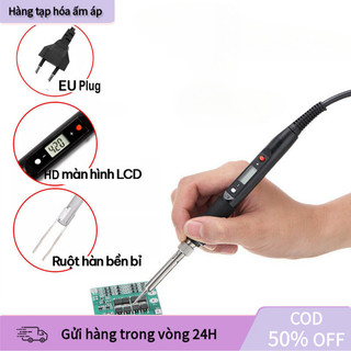 【COD】Bộ Mỏ Hàn Thiếc 80W Điện 220V, Có LCD Hiển Thị Nhiệt, Làm Nóng Nhanh, Sửa Bo Mạch Cực Hiệu Quả