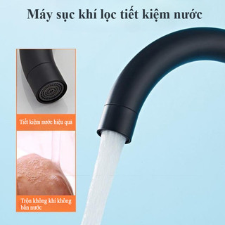 Vòi Nước Nóng Lạnh Inox 304 - Thiết Kế Hiện Đại, Tiết Kiệm Nước & bền, Tặng 2 Dây Cấp Nước 80cm