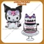Bóng bánh gato Kuromi - Kuromi mẫu mới nhất trang trí sinh nhật - sự kiện