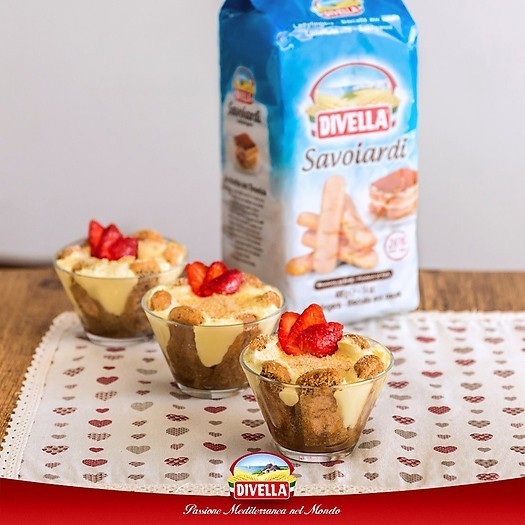 Bánh Divella Ladyfingers SAVOIARDI Sampa Gói 400g, Bánh Quy Truyền Thống Của Ý Làm Tiramisu