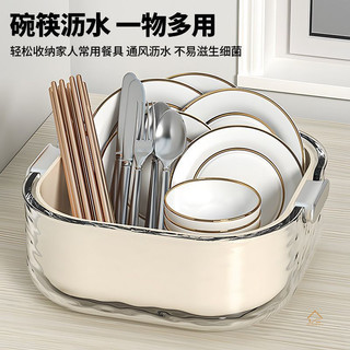 Nhà Trung Quốc Đa Năng Nước Ripple Mini Thoát Nước Thiết Kế Hai Lớp Nhà Bếp Giỏ Rửa Rau Quả Giỏ Trái Cây Có Tay Cầm